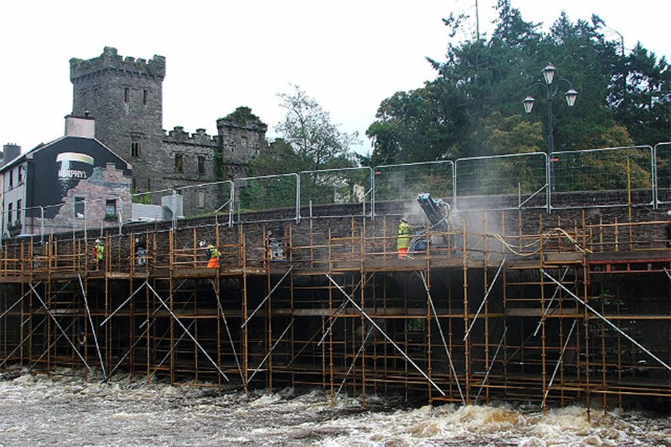 Ground Anchors into existing Bridge